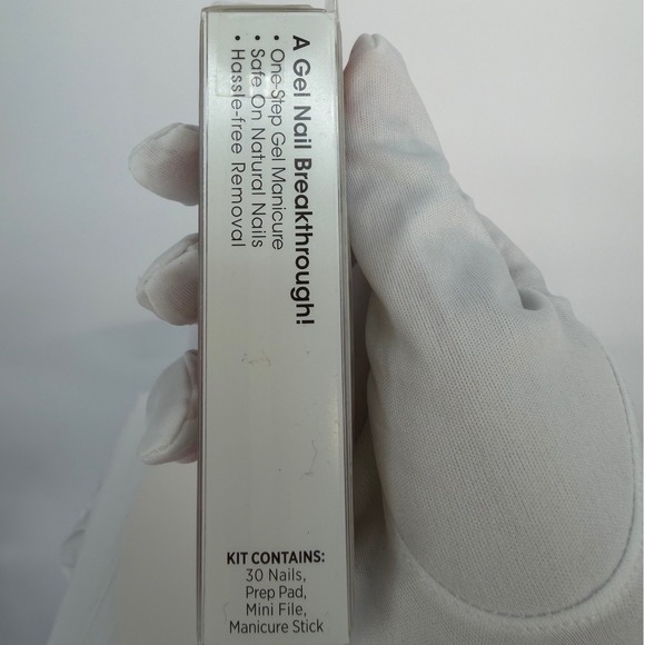 Kiss New imPRESS Press On Manicure Nails Gray White 30 Nails 6 Accents  93-52 - Picture 5 of 12